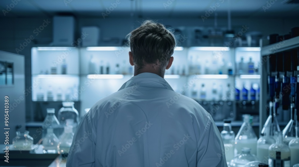 Scientist laboratory background generative ai Scientist laboratory background generative ai