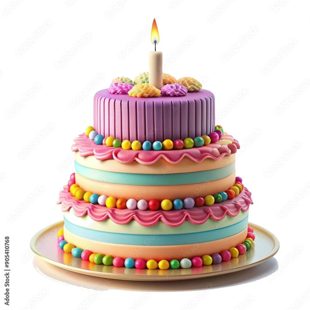 birthday cake with one candle transparent background birthday cake with one candle transparent background