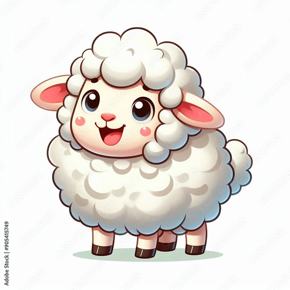 Cheerful Sheep Icon