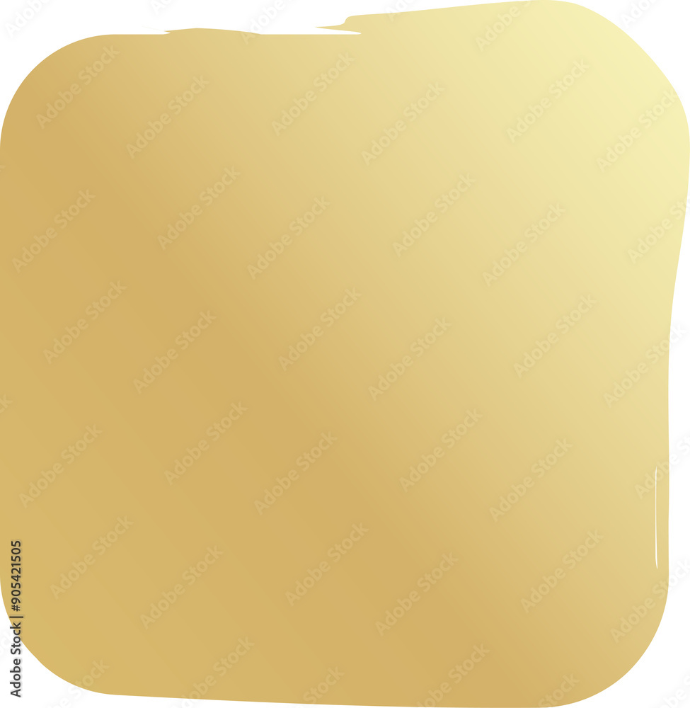 Rounded square golden frames. Luxury design Rounded square golden frames. Luxury design