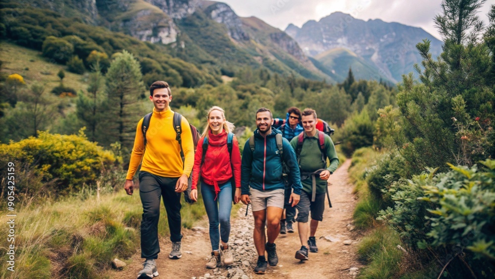 Friends Hiking Trail Adventure Friends Hiking Trail Adventure