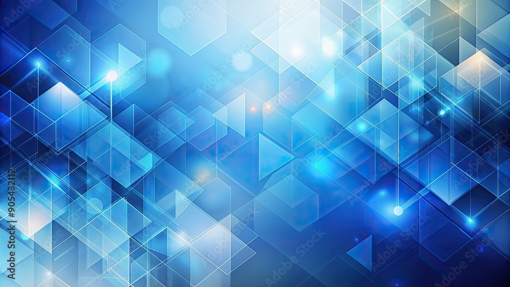 Abstract blue background with blurred geometric shapes and gradients, abstract, blue, background, texture, design, digital Abstract blue background with blurred geometric shapes and gradients, abstract, blue, background, texture, design, digital
