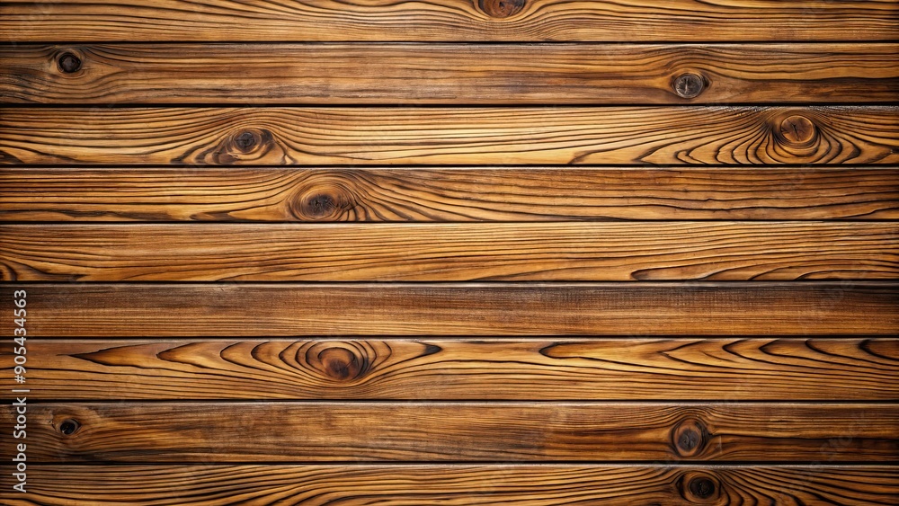 Naklejka premium Brown wooden background with a unique black lines texture, wood, texture, abstract, design, backdrop, vintage, dark, wooden