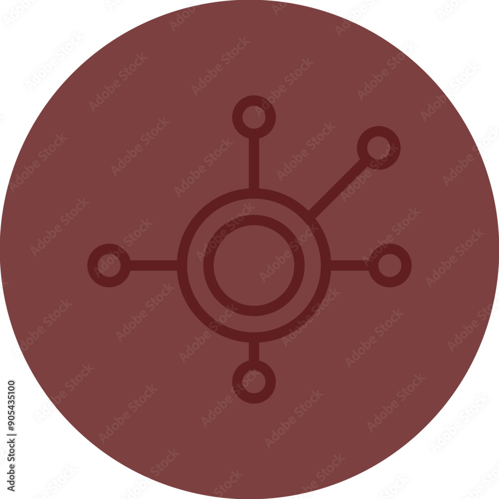 Network Nodes Connected Vector Line Maroon Circle Maroon Network Nodes Connected Vector Line Maroon Circle Maroon