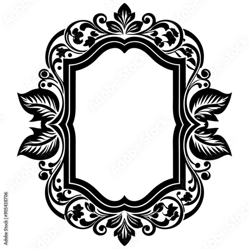 pattern, composite element for frame, rectangular shape, vintage
