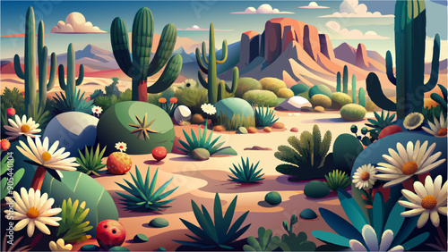 the phenomenon of desert blooming	