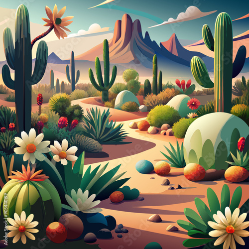 the phenomenon of desert blooming	