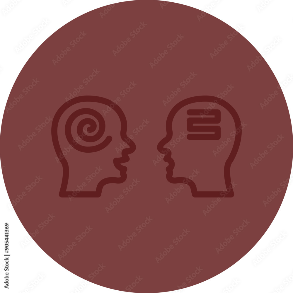 Convergent Thinking Vector Line Maroon Circle Maroon Convergent Thinking Vector Line Maroon Circle Maroon