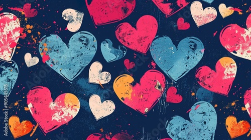 heart pattern seamless wallpaper