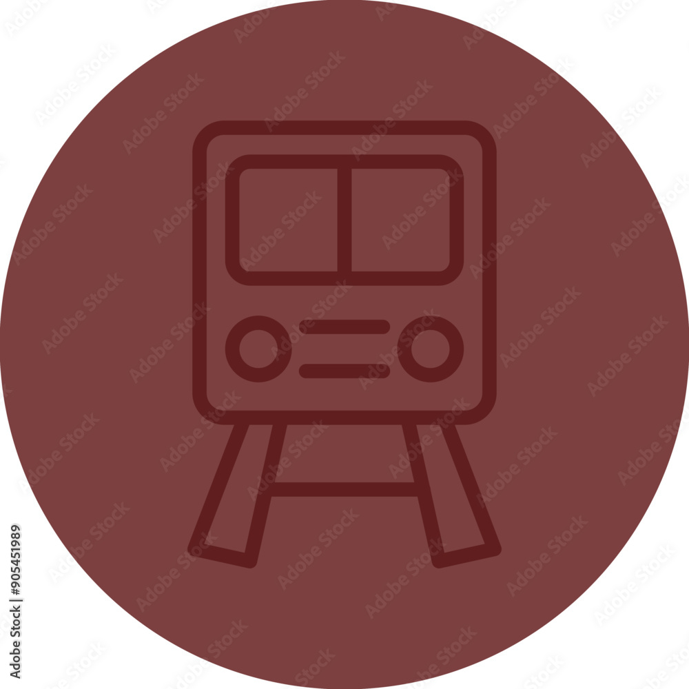 Train Vector Line Maroon Circle Maroon Train Vector Line Maroon Circle Maroon