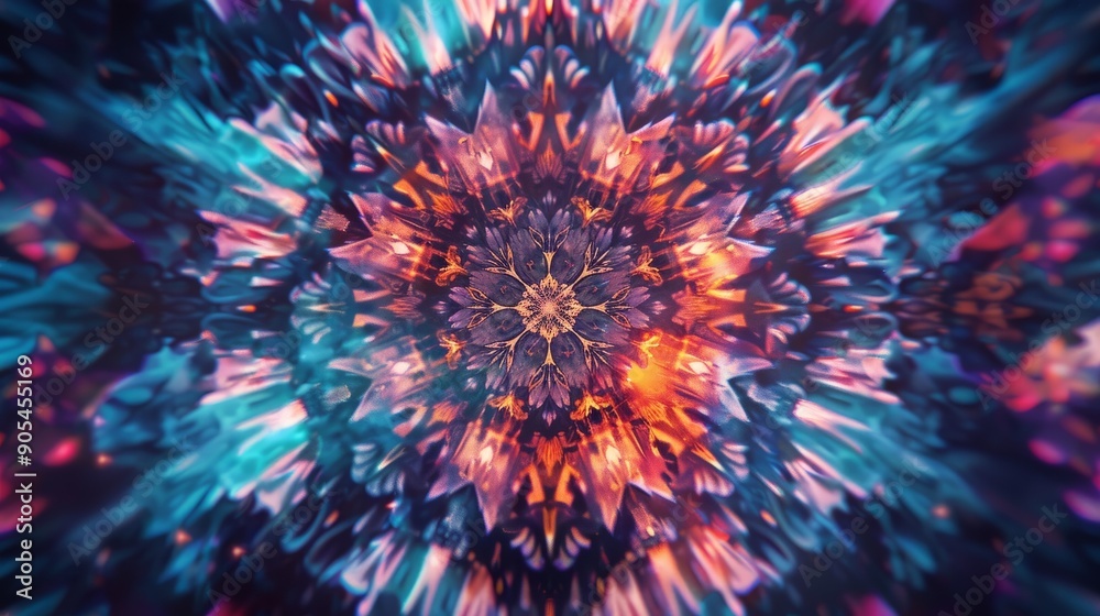 Abstract floral explosion background. Vibrant and energetic design featuring an abstract floral pattern bursting with color, perfect for projects needing a dynamic and exciting visual. Abstract floral explosion background. Vibrant and energetic design featuring an abstract floral pattern bursting with color, perfect for projects needing a dynamic and exciting visual.