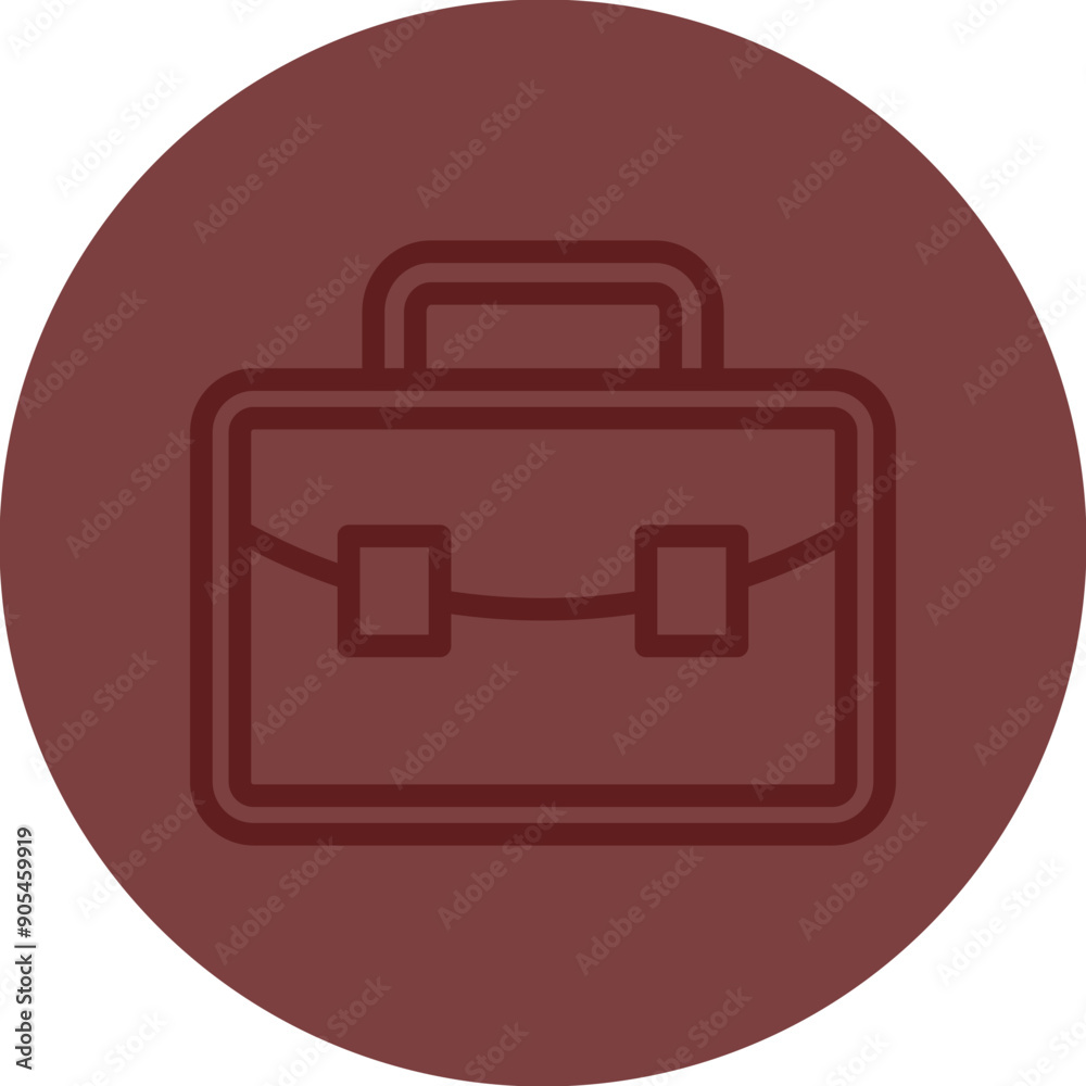 Briefcase Vector Line Maroon Circle Maroon Briefcase Vector Line Maroon Circle Maroon