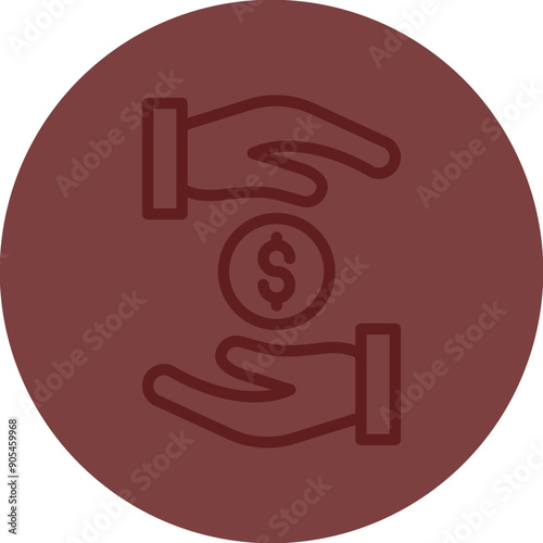 Corruption Vector Line Maroon Circle Maroon
