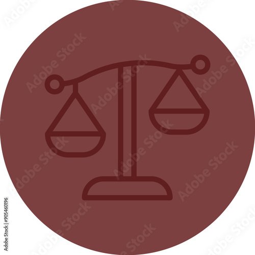 Unfair Vector Line Maroon Circle Maroon