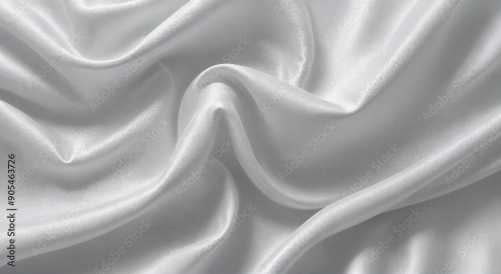 Obraz premium white satin fabric