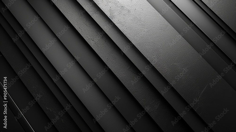 Obraz premium Abstract Black and Silver Gradient Background