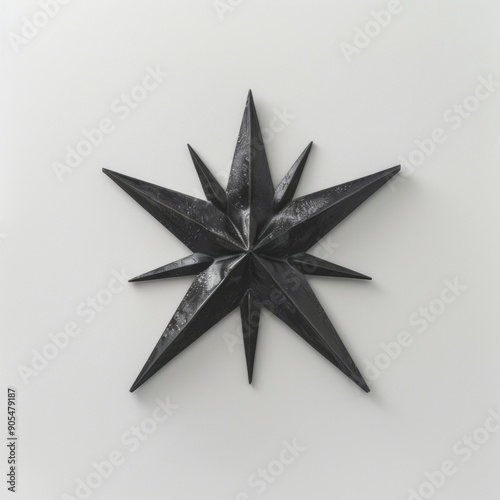 Obraz na płótnie Medium shot of Pentagram, isolated on a white background, bright and vivid tonality w salonie