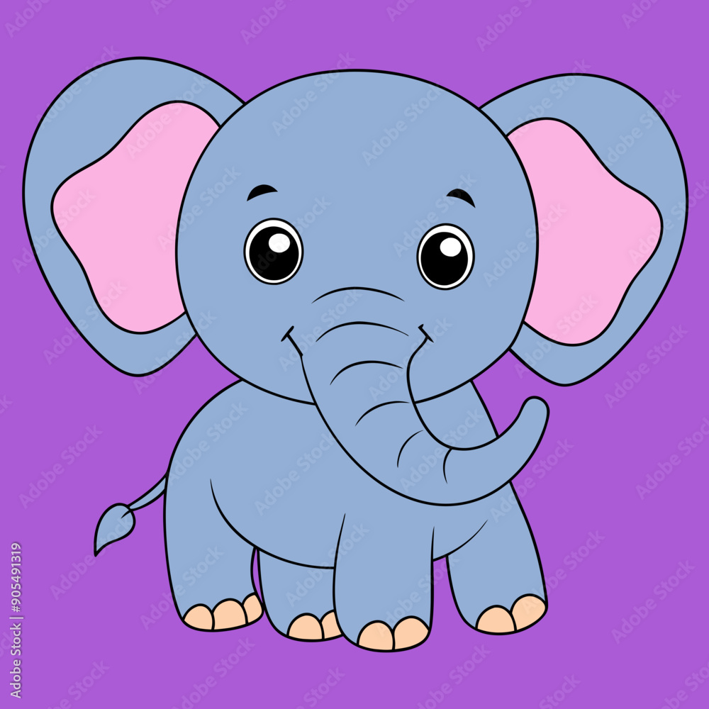 Fototapeta premium baby elephant