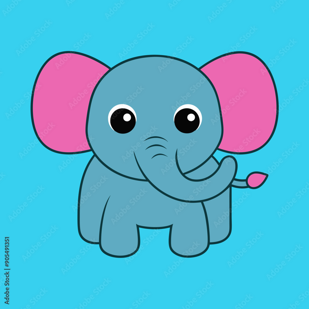 Fototapeta premium baby elephant