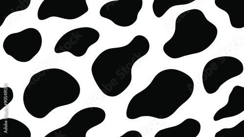 Dairy Cow Pattern Seamless Vector