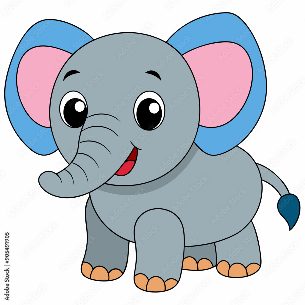 Fototapeta premium baby elephant