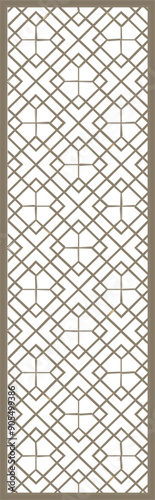 Sketch vector illustration design silhouette image of door baground room partition wardrobe classic vintage ethnic traditional modern abstract