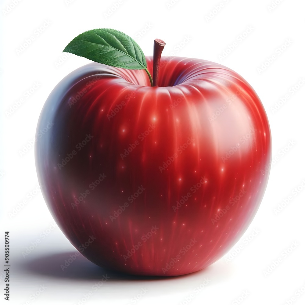 Generative AI A whole apple with a slice cut in half, showcasing its juicy interior and vibrant red skin Generative AI A whole apple with a slice cut in half, showcasing its juicy interior and vibrant red skin