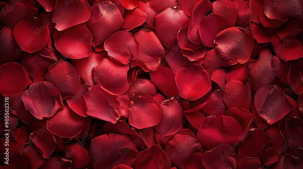 Close-up of Vibrant Red Rose Petals Close-up of Vibrant Red Rose Petals