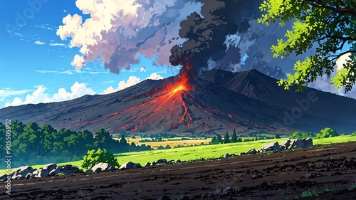 mount etna italy natural wonders around the world morning view anime