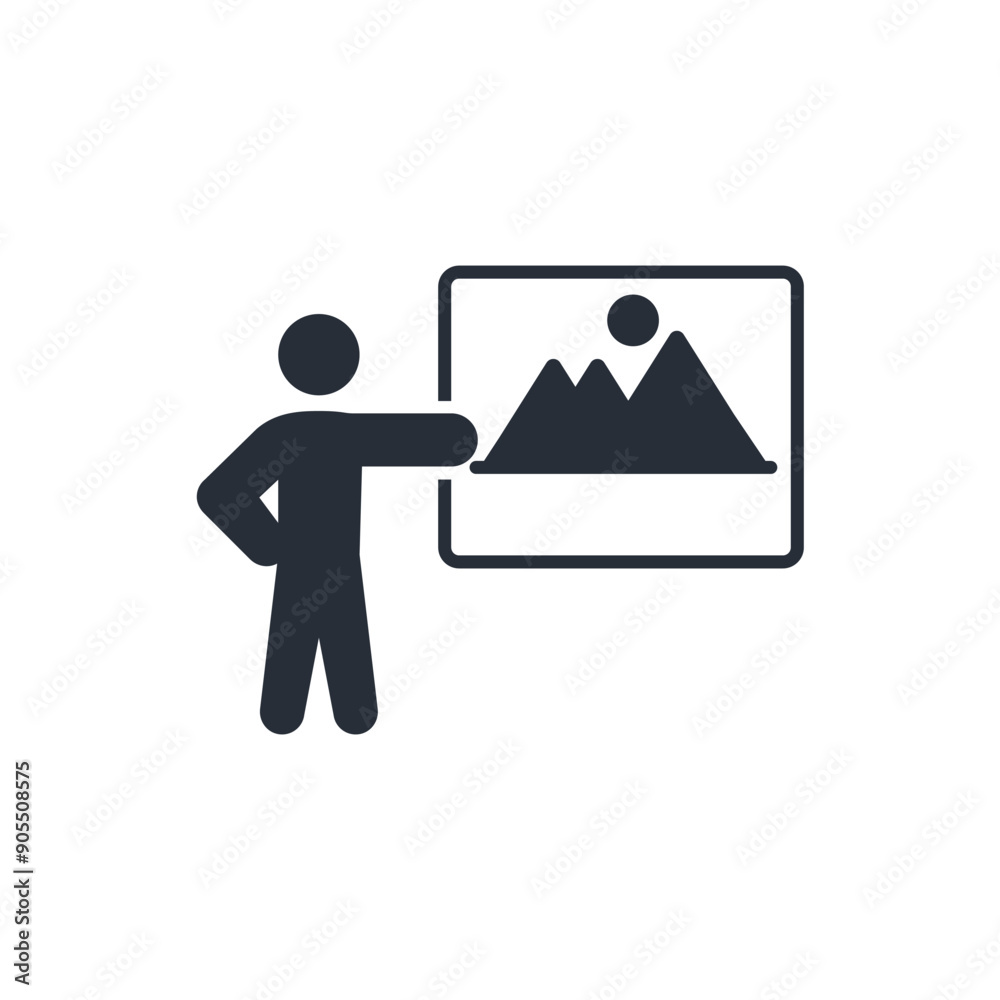 view icon. vector.Editable stroke.linear style sign for use web design,logo.Symbol illustration. view icon. vector.Editable stroke.linear style sign for use web design,logo.Symbol illustration.