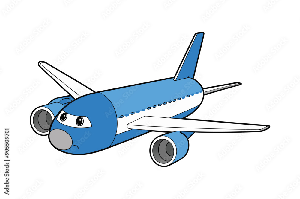 Boeing 787 Dreamliner line art vector Boeing 787 Dreamliner line art vector