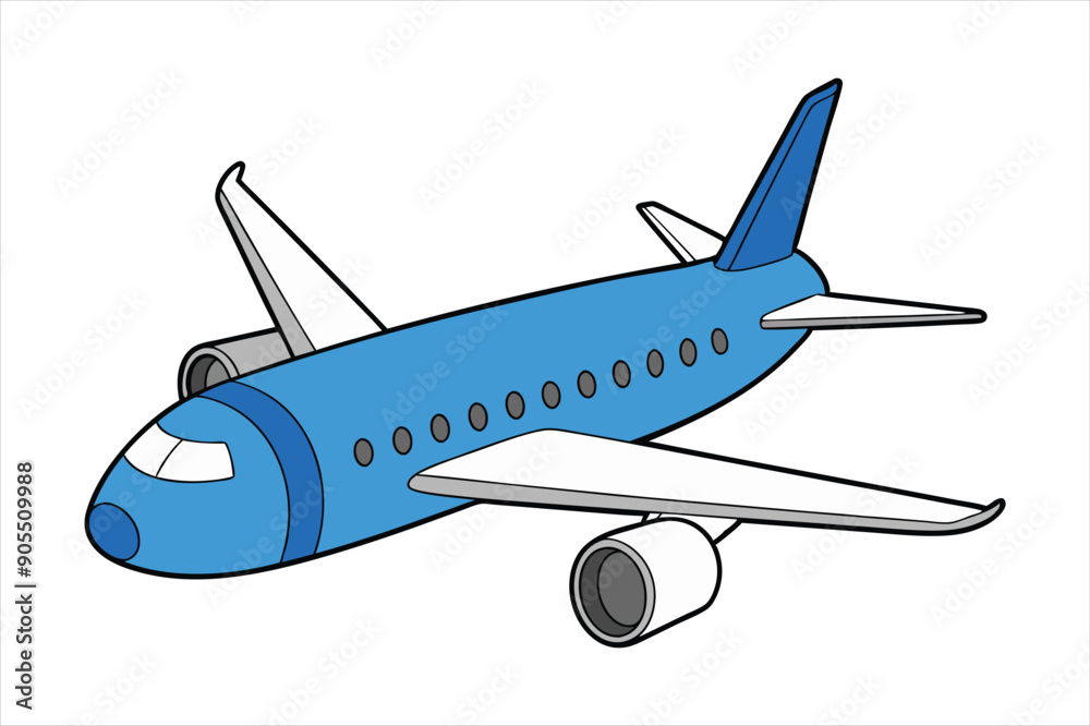 Boeing 787 Dreamliner line art vector Boeing 787 Dreamliner line art vector