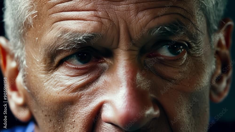 A closeup of a senior athlete the wrinkles on their determined forehead signifying years of hard work and dedication to their sport their intense gaze showing no signs of slowing A closeup of a senior athlete the wrinkles on their determined forehead signifying years of hard work and dedication to their sport their intense gaze showing no signs of slowing