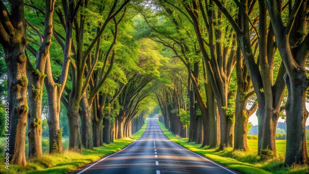 long road surrounded by trees
long road surrounded by trees