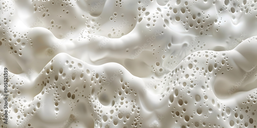 White Foam Texture Abstract Design with Gentle Patterns White Foam Texture Abstract Design with Gentle Patterns