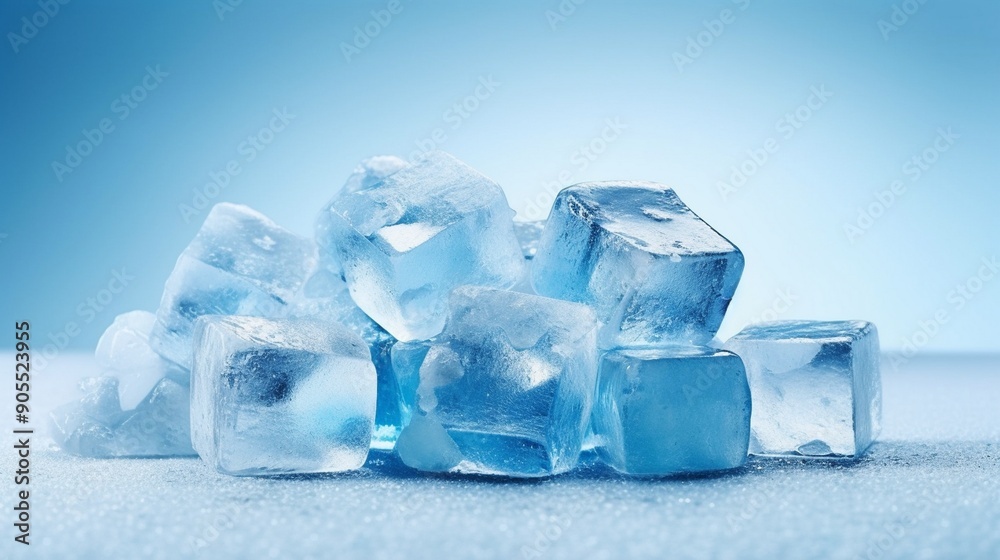 Ice Cubes - Fresh, Cold, Refreshing Element for Drink Cooling and Summertime Ice Cubes - Fresh, Cold, Refreshing Element for Drink Cooling and Summertime