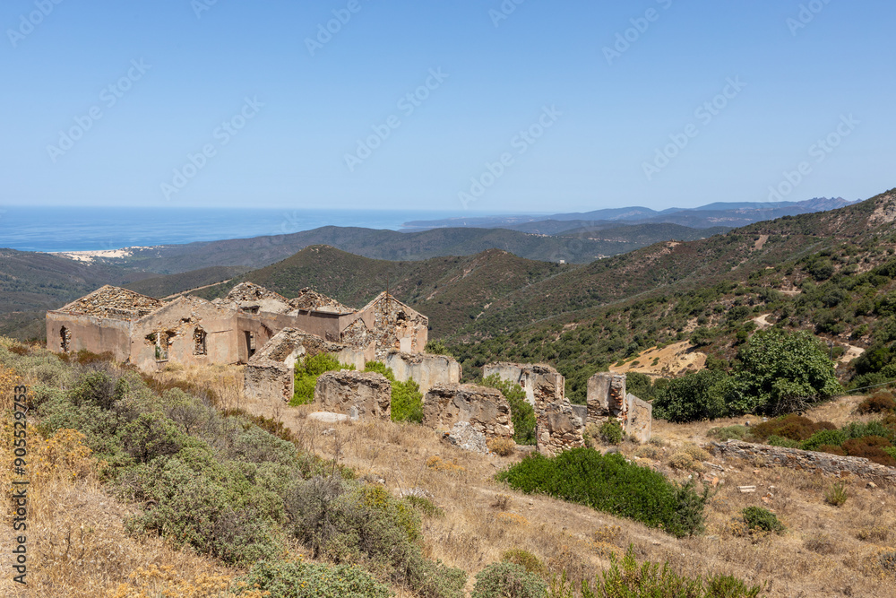 Ruins of Abandoned Village in Sardinia Ruins of Abandoned Village in Sardinia