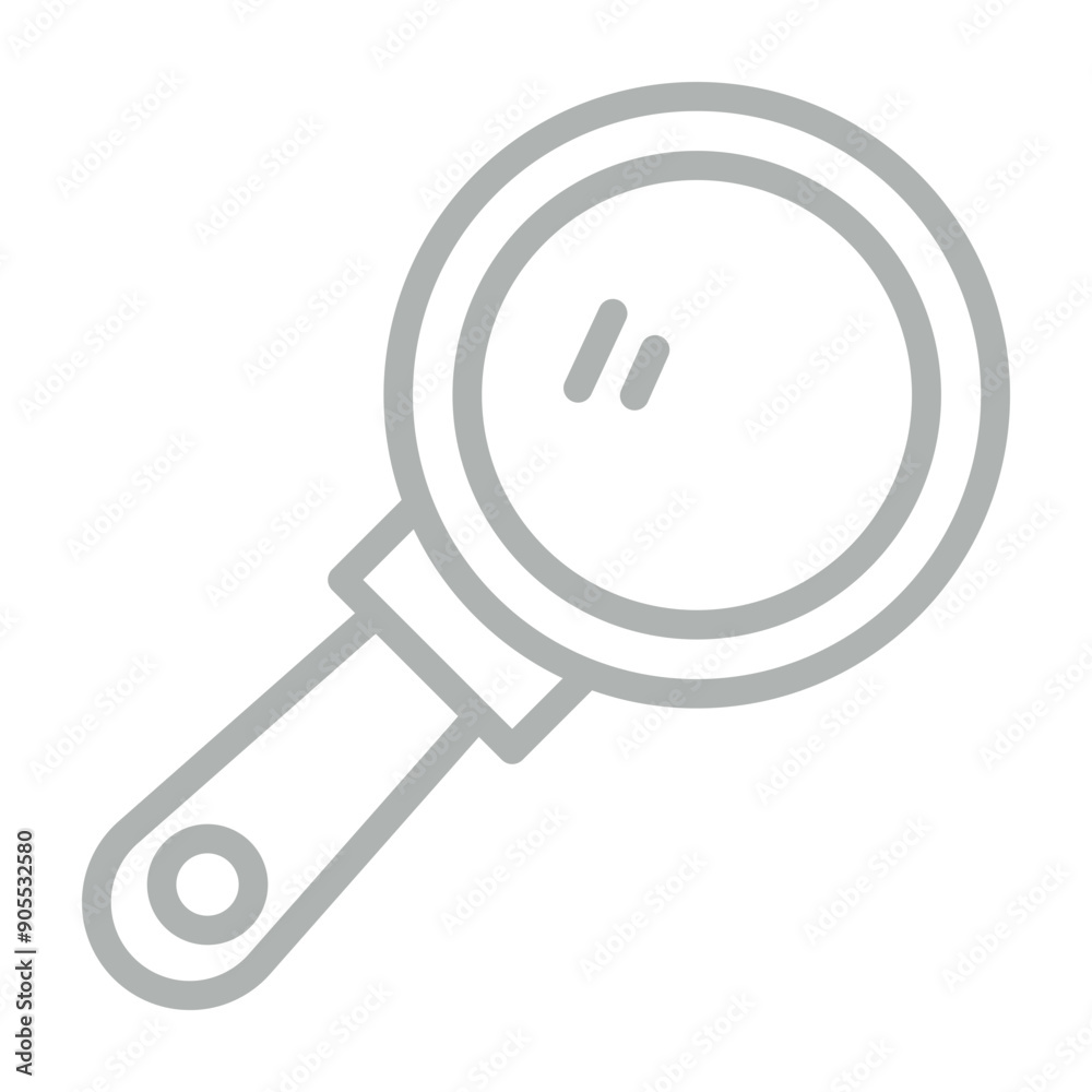 Search Vector Line Grey Icon Design Search Vector Line Grey Icon Design