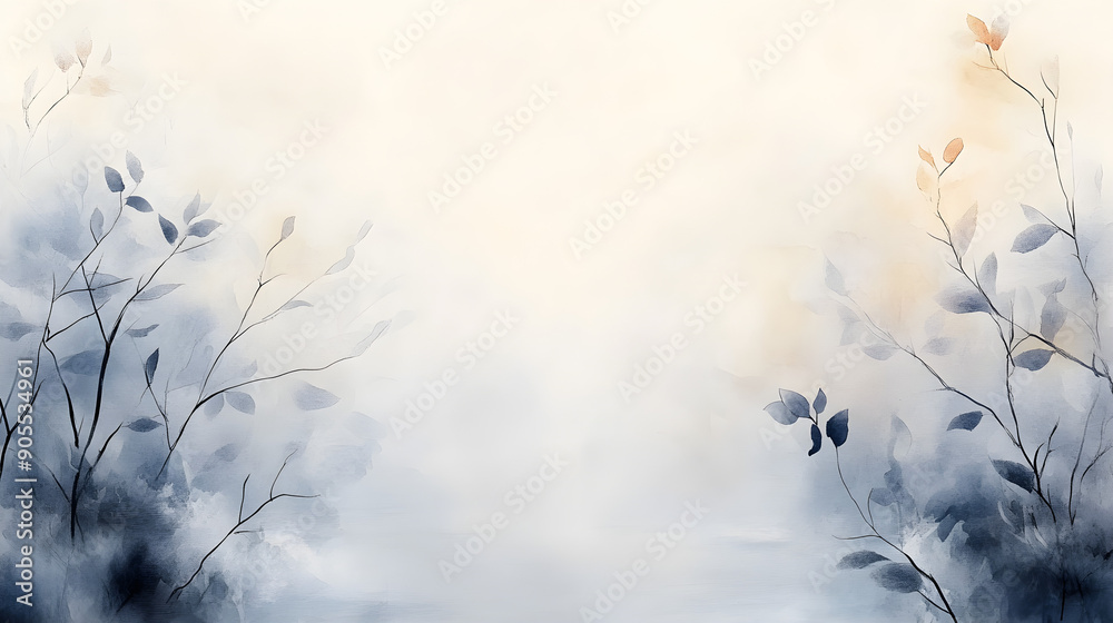 blurred watercolor landscape, peaceful nature scene, emotional connection, versatile art for education, marketing, wellness, copy space blurred watercolor landscape, peaceful nature scene, emotional connection, versatile art for education, marketing, wellness, copy space
