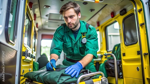 paramedic at work