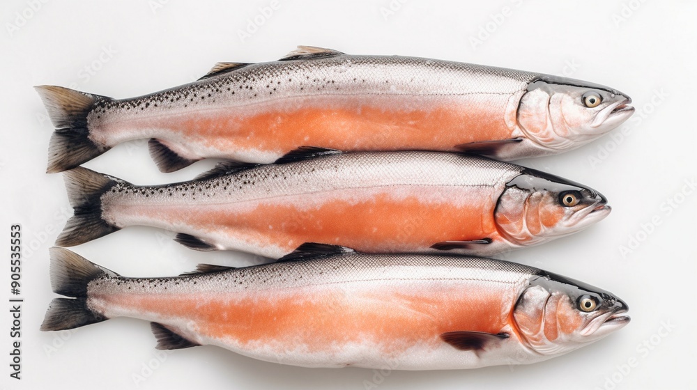 Fresh Alaskan Salmon Trio for Culinary and Seafood Marketing Fresh Alaskan Salmon Trio for Culinary and Seafood Marketing