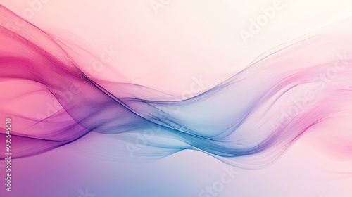 Wallpaper Mural Abstract background with a soft, flowing gradient and delicate lines Torontodigital.ca