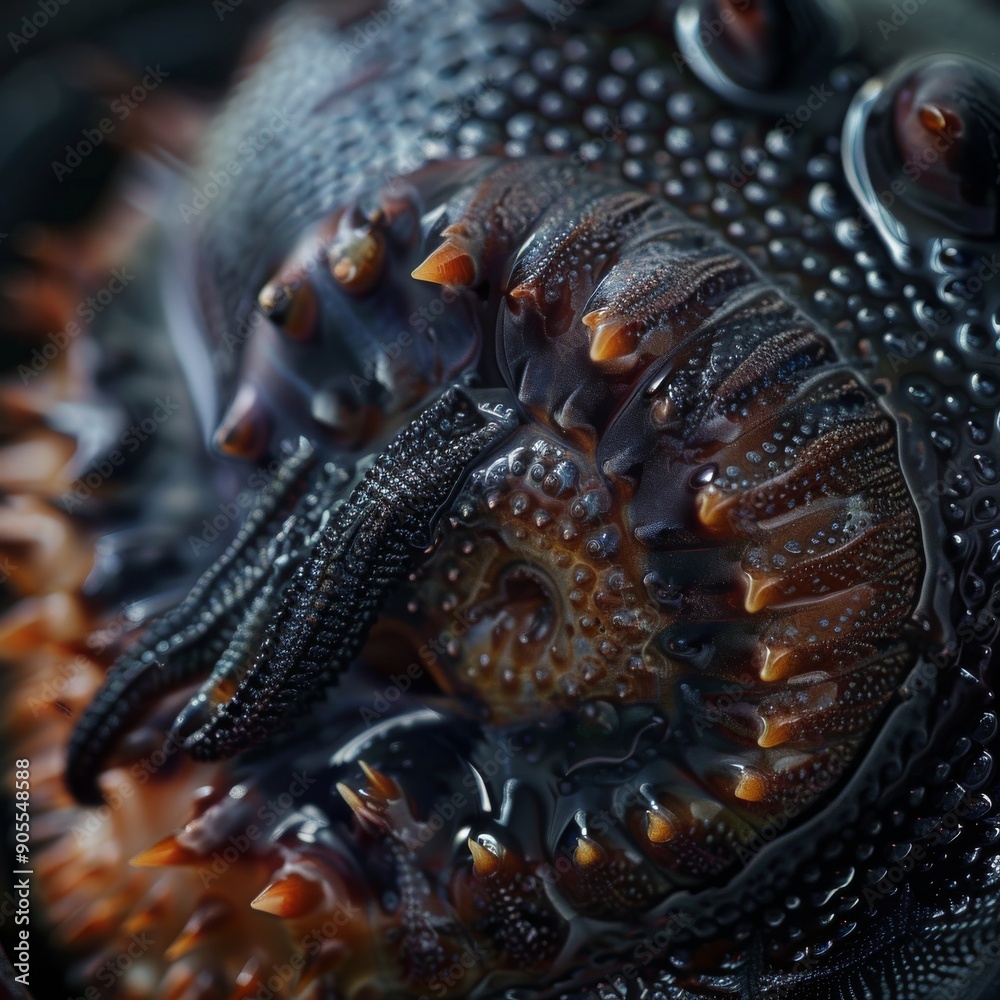 Close-up of a textured, abstract surface with sharp, jagged edges and a dark, textured background. Close-up of a textured, abstract surface with sharp, jagged edges and a dark, textured background.