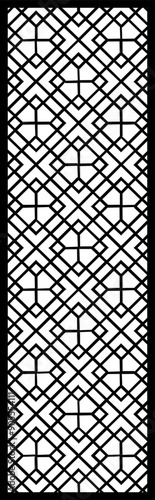 Sketch vector illustration design silhouette image of door baground room partition wardrobe classic vintage ethnic traditional modern abstract 