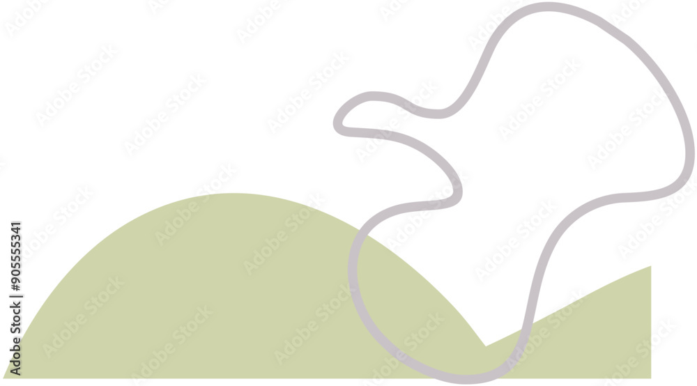 abstract organic Shape abstract organic Shape
