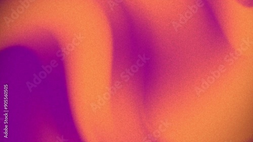 Purple and orange halloween gradient background with grainy texture suitable for design projects,  spooky video projects, digital art, posters, banners, social media graphics. 4k Animation photo