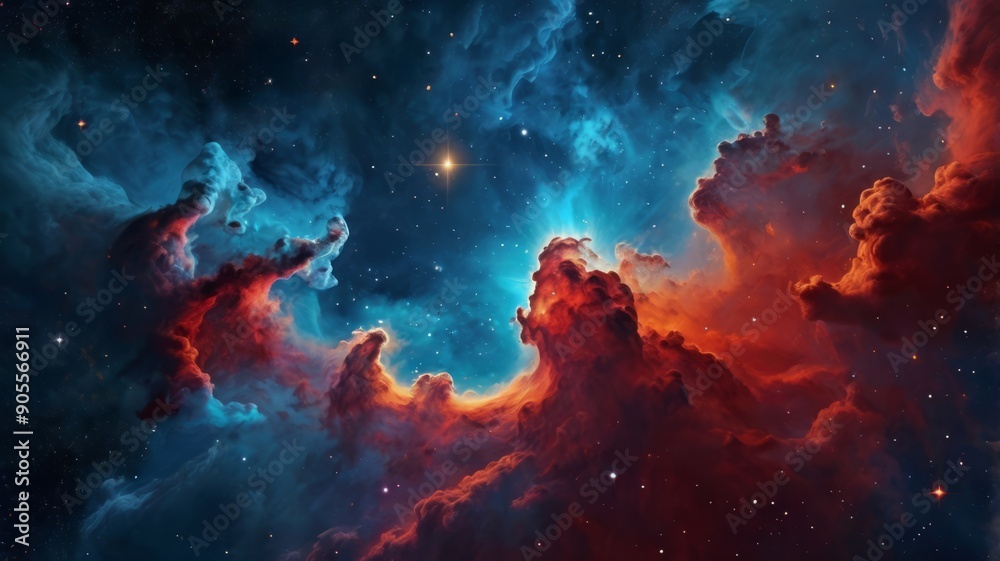 Captivating Space Nebula Captivating Space Nebula