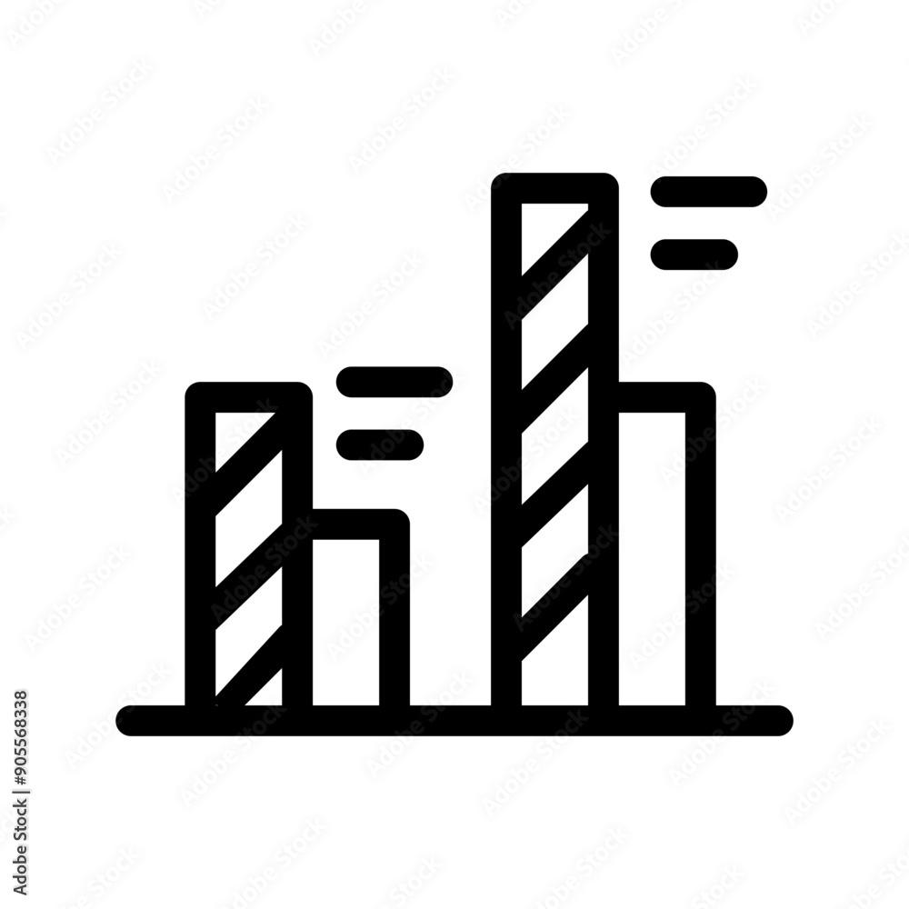 graph, chart, diagram icon in thin line style vector illustration graphic design graph, chart, diagram icon in thin line style vector illustration graphic design