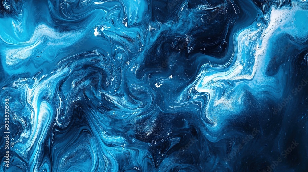 artistic abstract blue wave and smoke artistic abstract blue wave and smoke