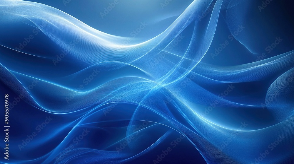 artistic abstract blue wave and smoke artistic abstract blue wave and smoke